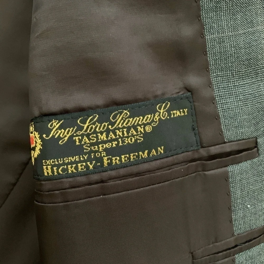 NWOT Hickey Freeman Loro Piana Grey Wool Blazer